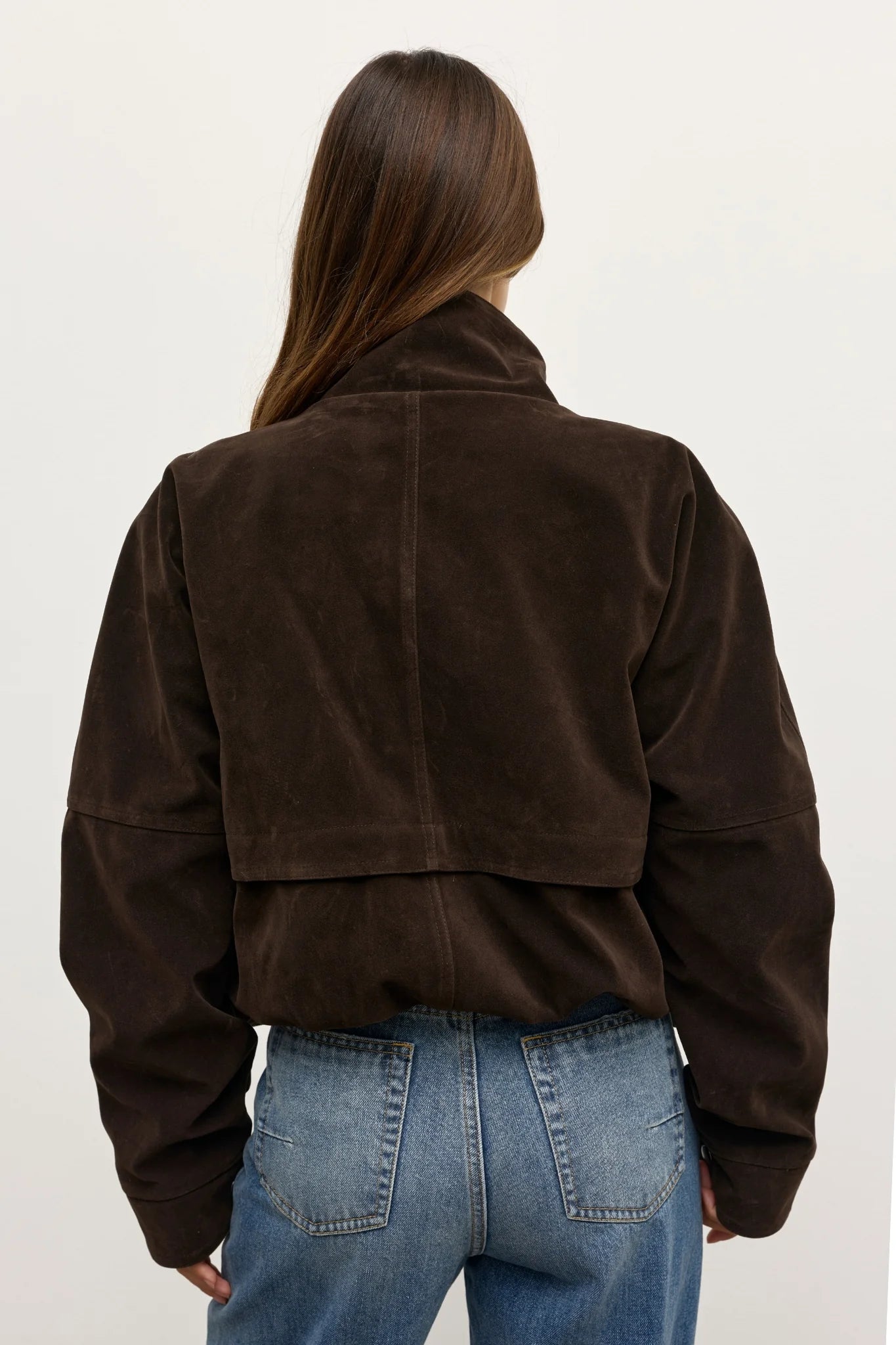 Elysian Collective Bayse Brand Inez Jacket Deep Brown