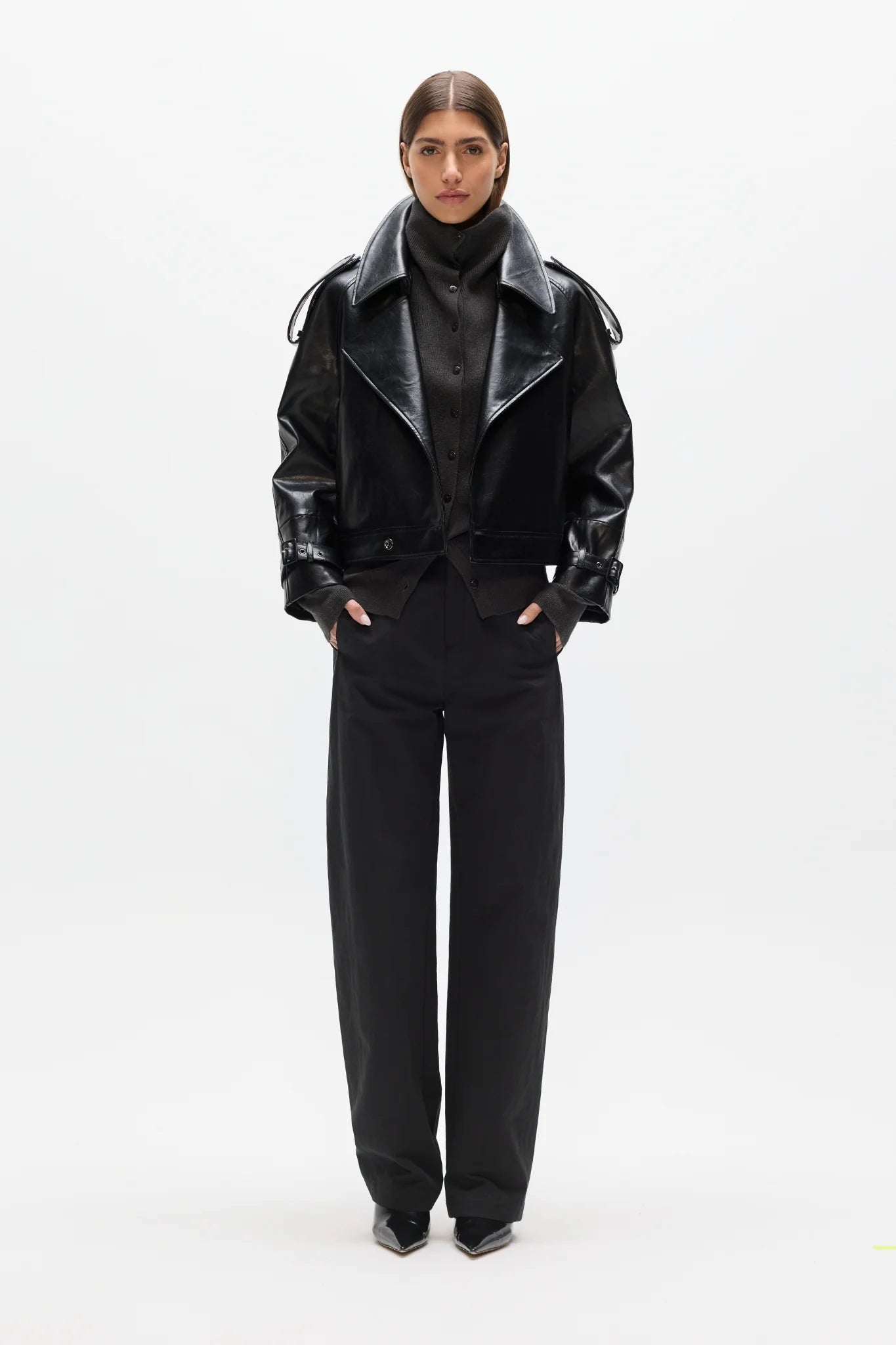 Elysian Collective Bayse Brand Knox Bomber Black