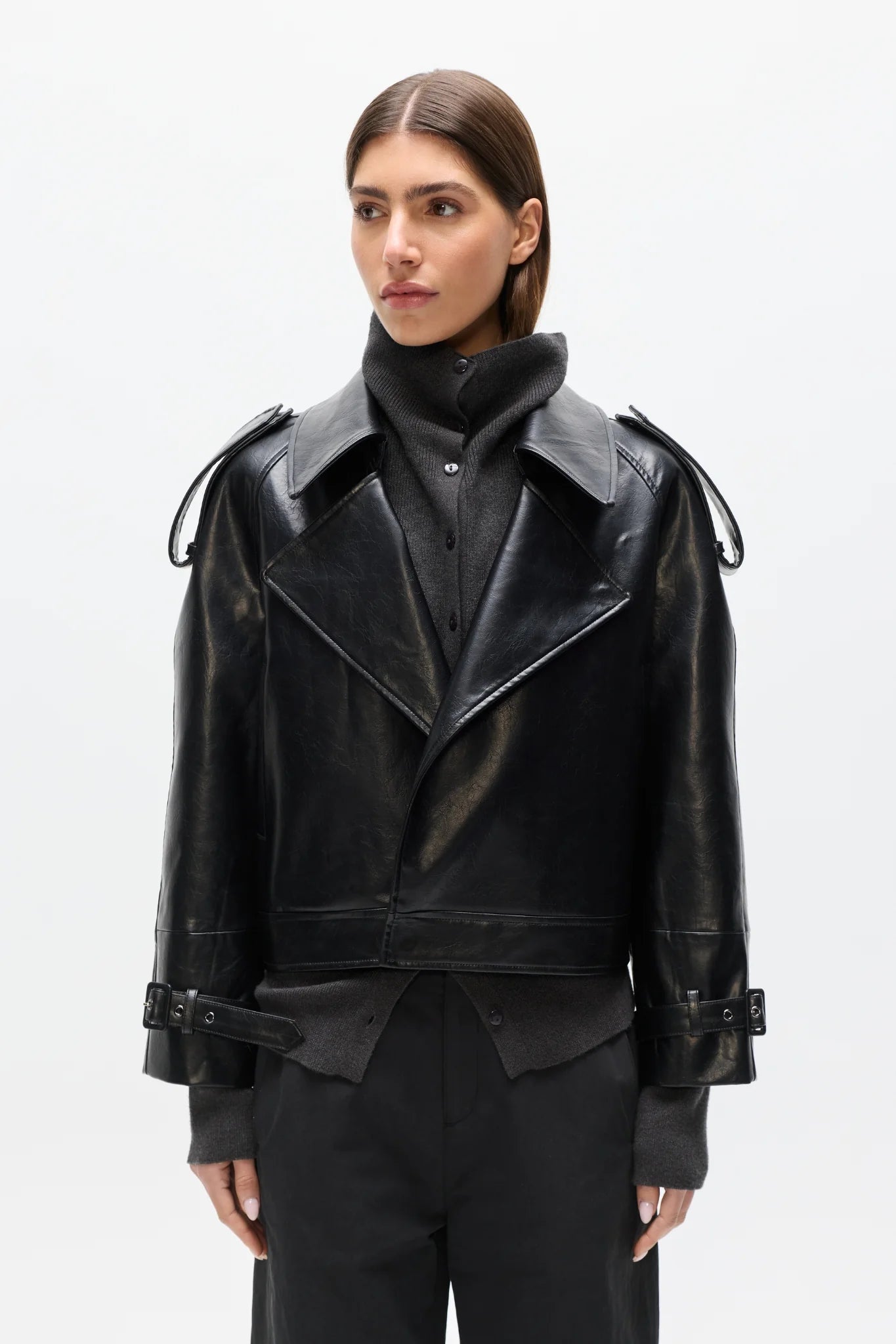 Elysian Collective Bayse Brand Knox Bomber Black
