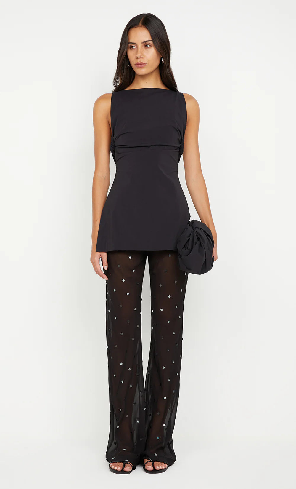 Elysian Collective Bec and Bridge Arielle Pant Black Sequin