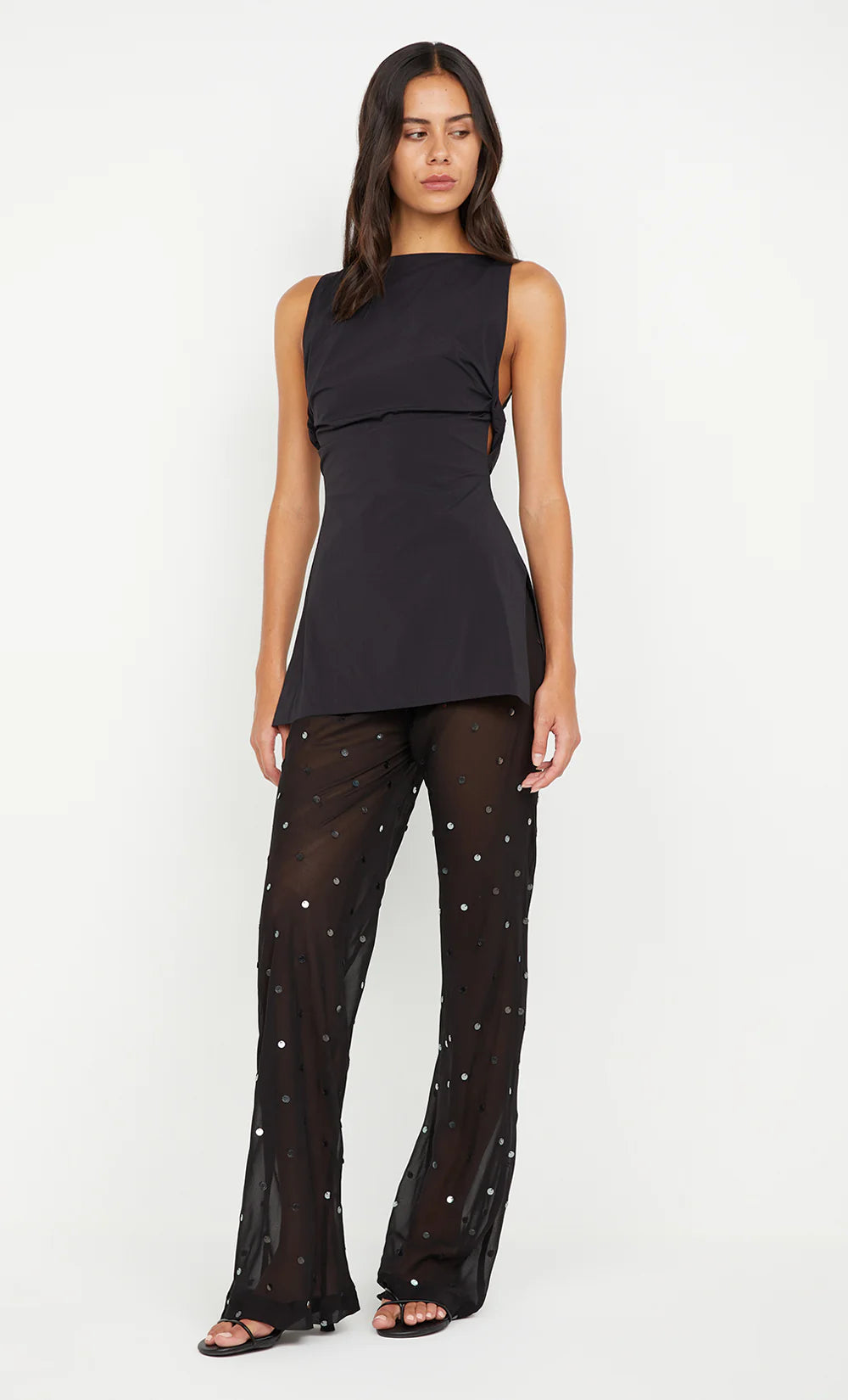 Elysian Collective Bec and Bridge Arielle Pant Black Sequin