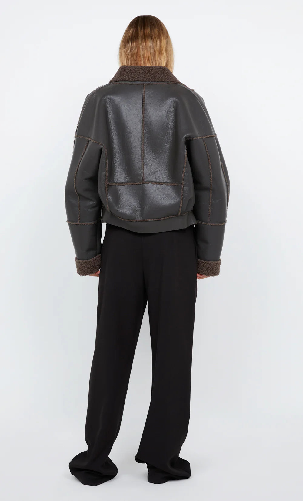 Elysian Collective Bec and Bridge Asher Bomber Dark Chocolate