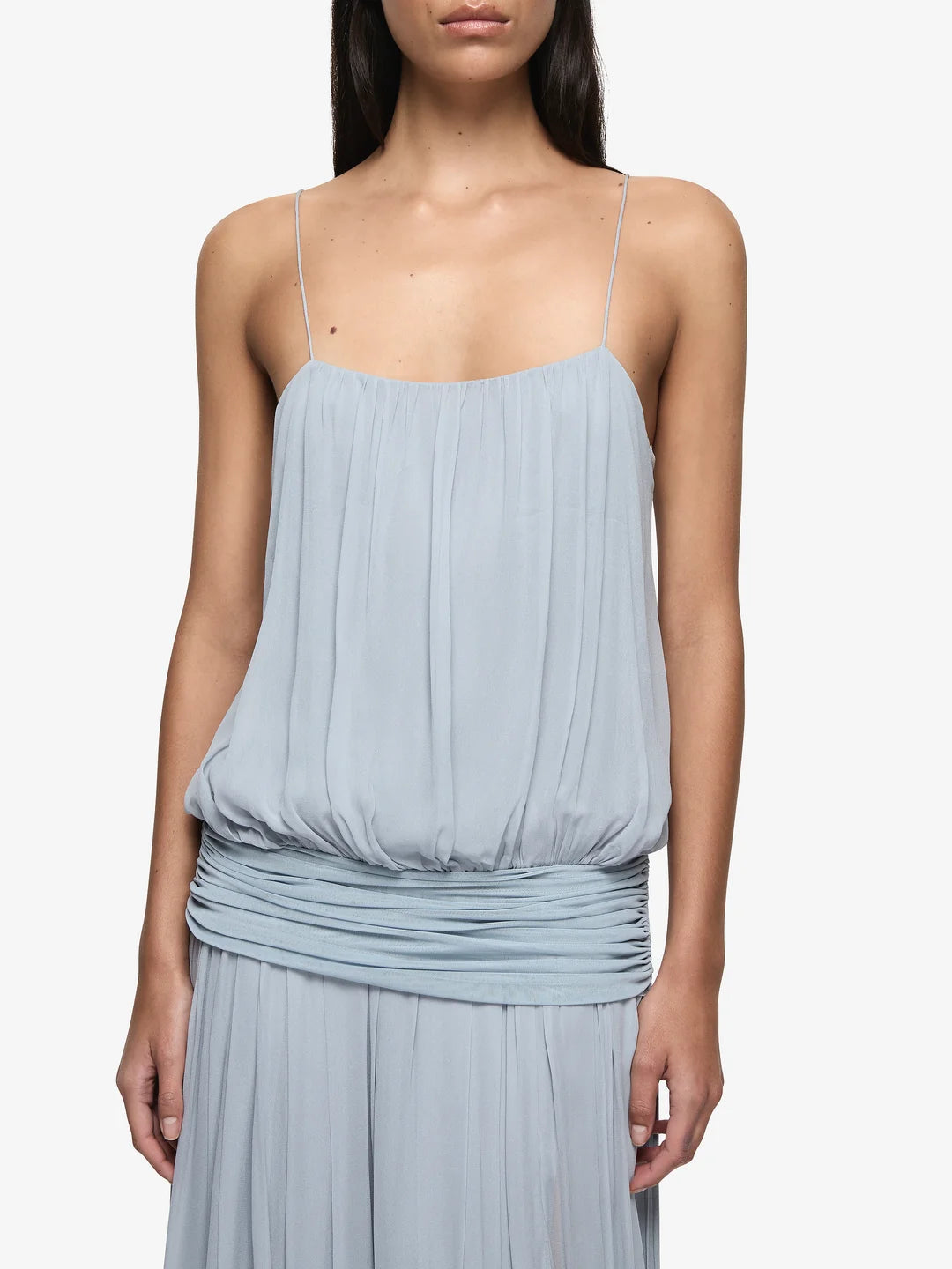BEC + BRIDGE - CAMILLE BLOUSON DRESS (CLOUD BLUE)