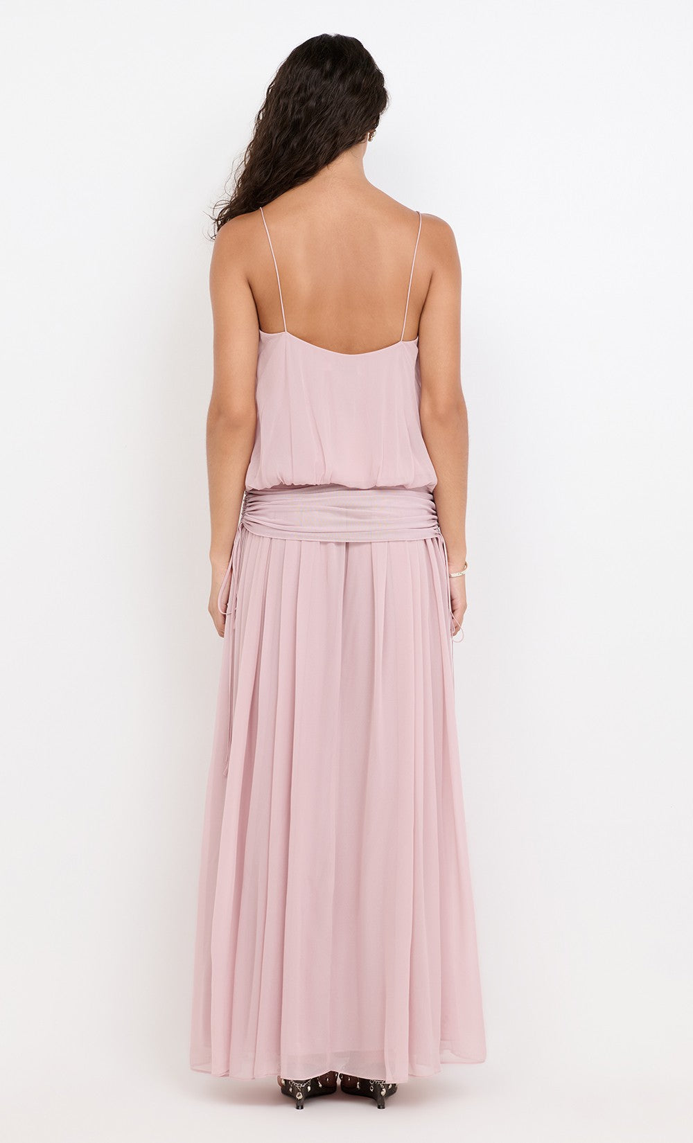 Elysian Collective Bec And Bridge Camille Blouson Maxi Dress Mauve