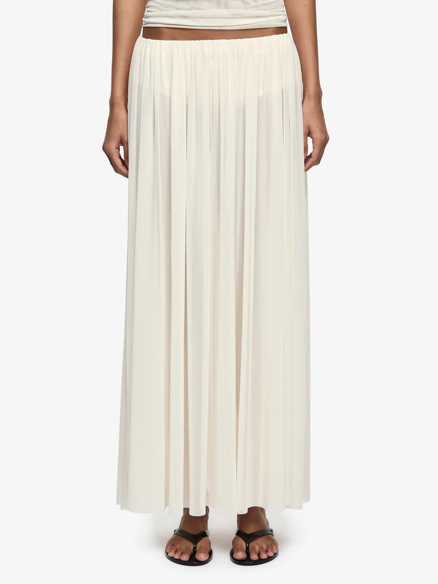 Elysian Collective Bec + Bridge Camille Maxi Skirt Buttercream