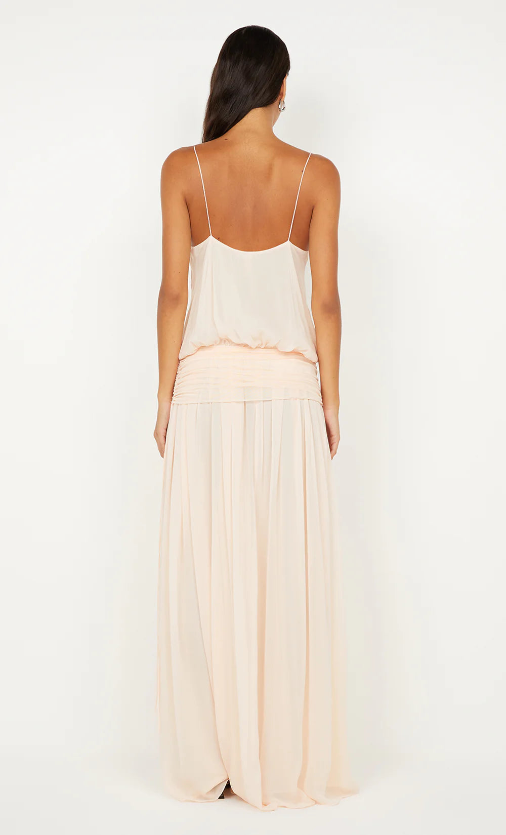 Elysian Collective Bec And Bridge Camille Blouson Dress Peach