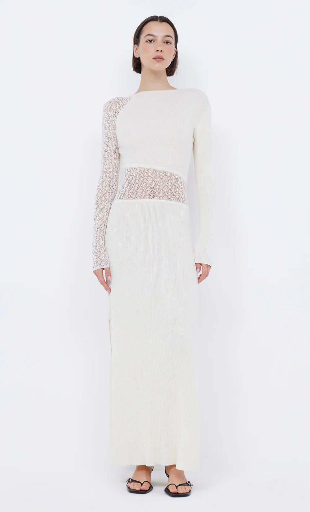 Elysian Collective Bec and Bridge Chantelle Long Sleeve Dress Ivory