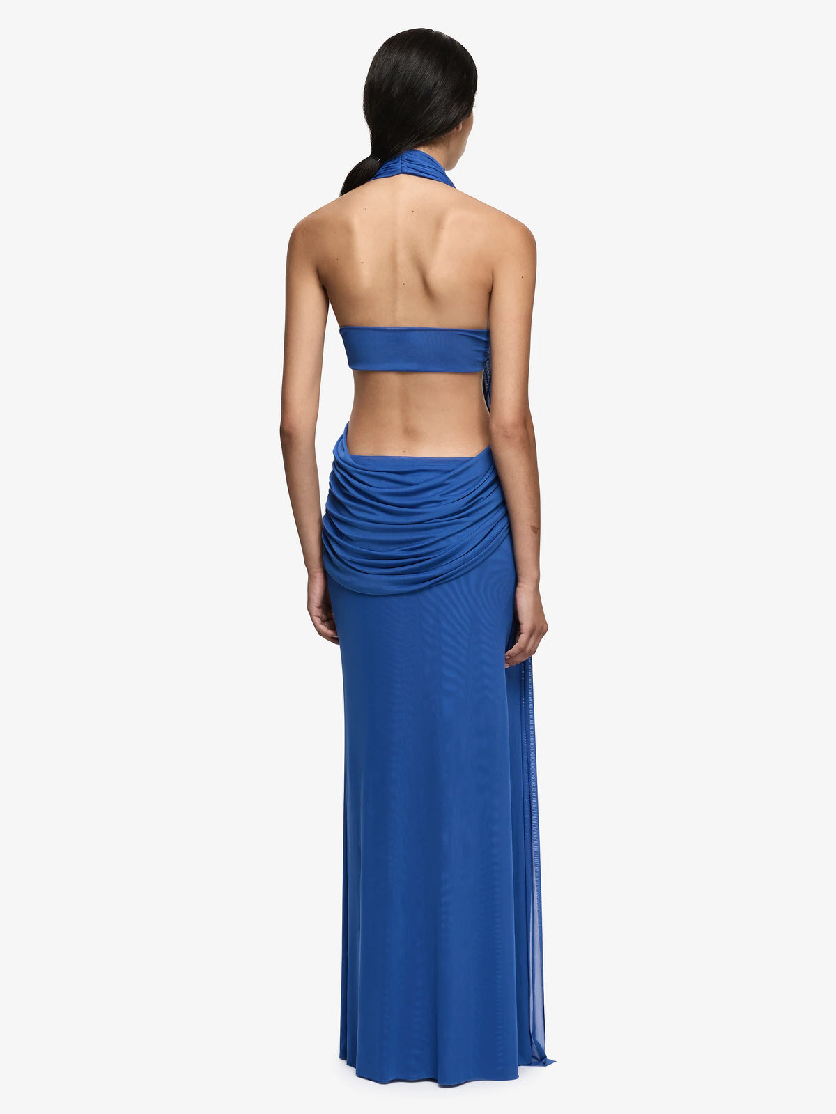 Elysian Collective Bec + Bridge Charlize Halter Maxi Dress Cobalt Blue