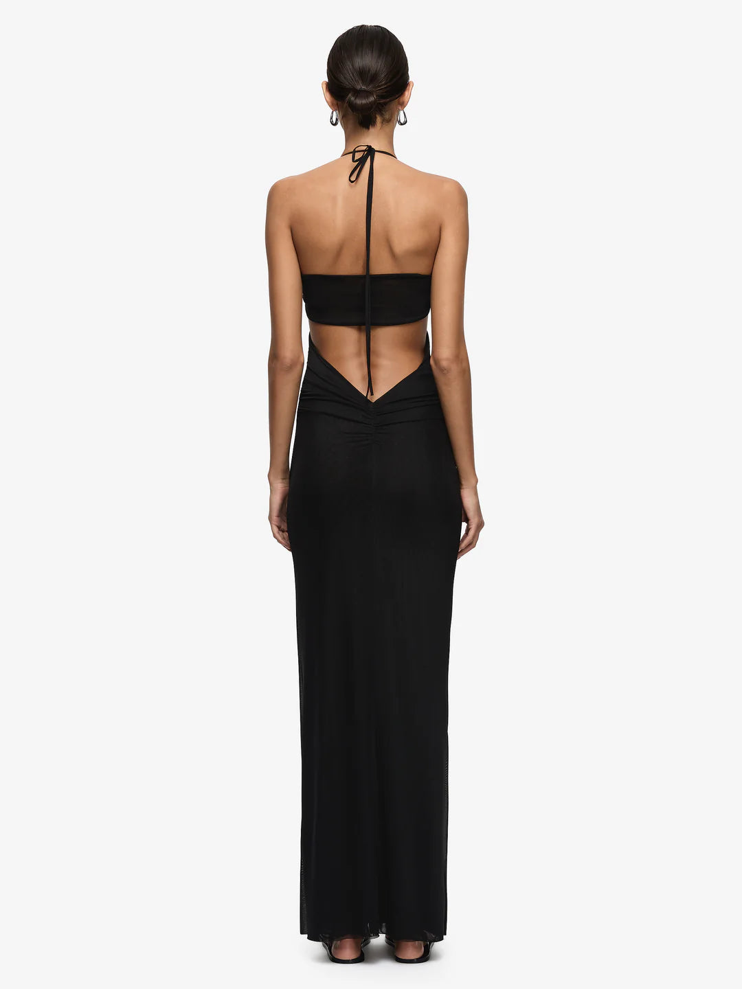 Elysian Collective Bec And Bridge Delila Spiral Maxi Dress Black