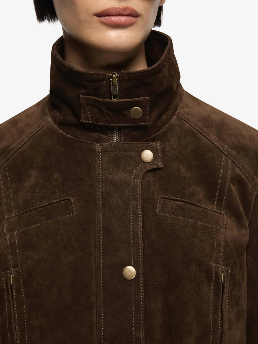 Elysian Collective Bec + Bridge Hunter Jacket Dark Chocolate