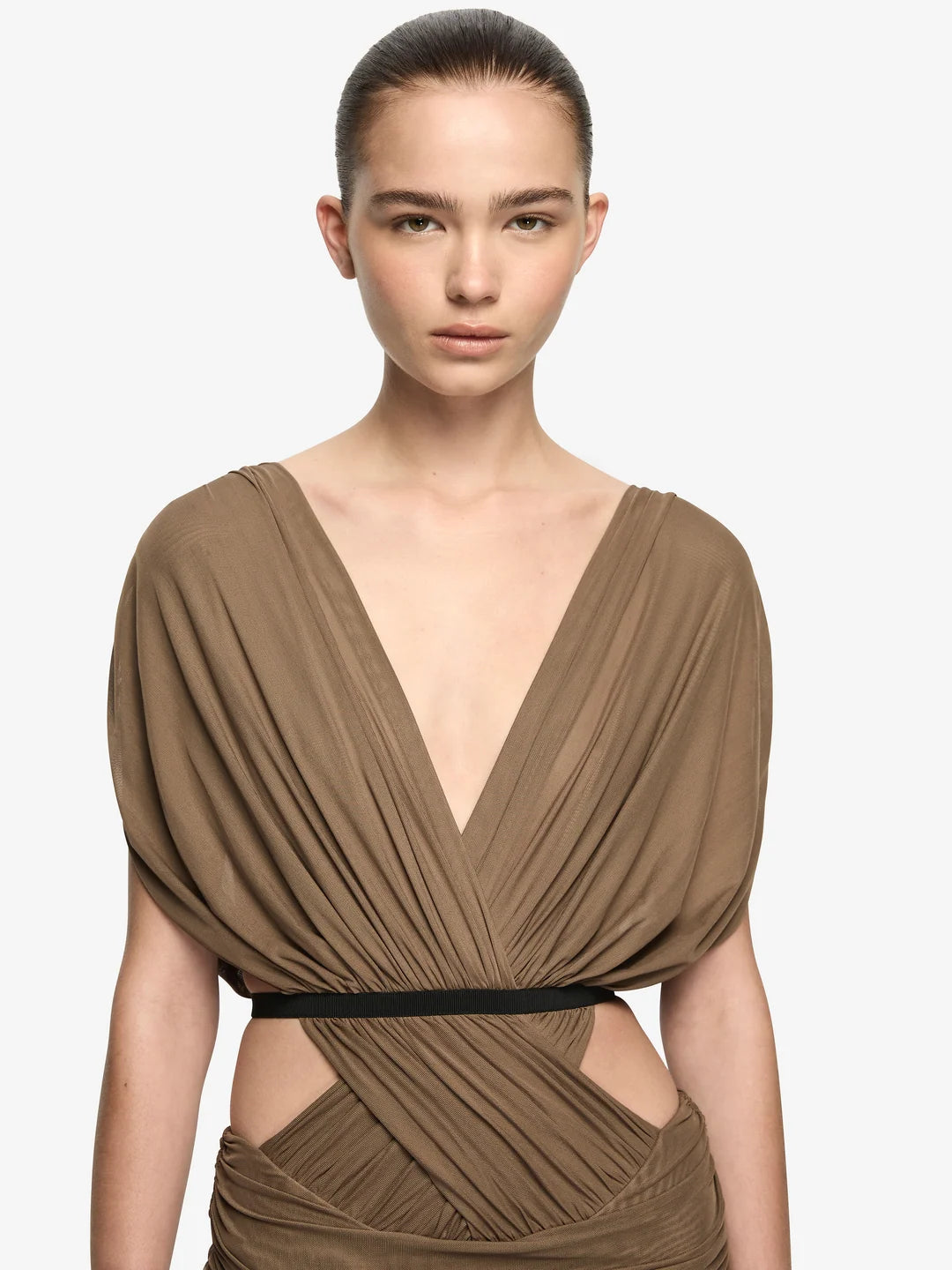 Elysian Collective Bec and Bridge Isora Mini Dress Latte