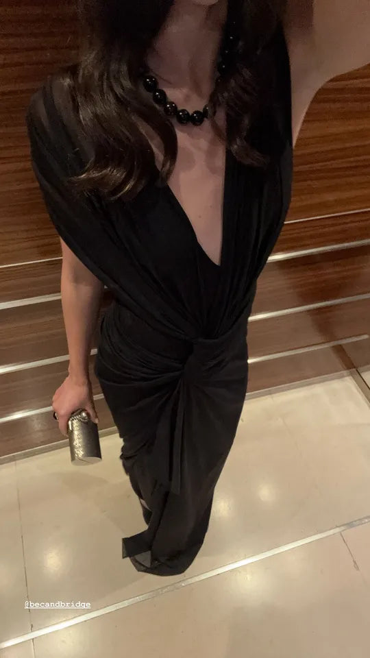 Elysian Collective Bec + Bridge Leia Drape Maxi Dress