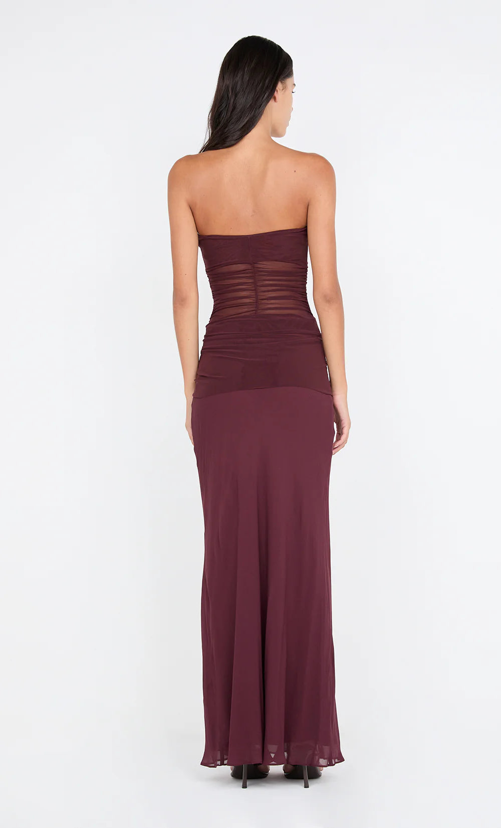 Elysian Collective Bec and Bridge Noemi Strapless Dress Plum