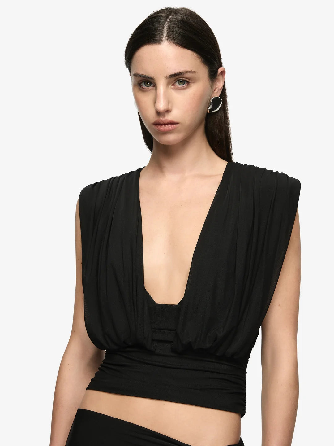 Elysian Collective Bec + Bridge Oria Top Black