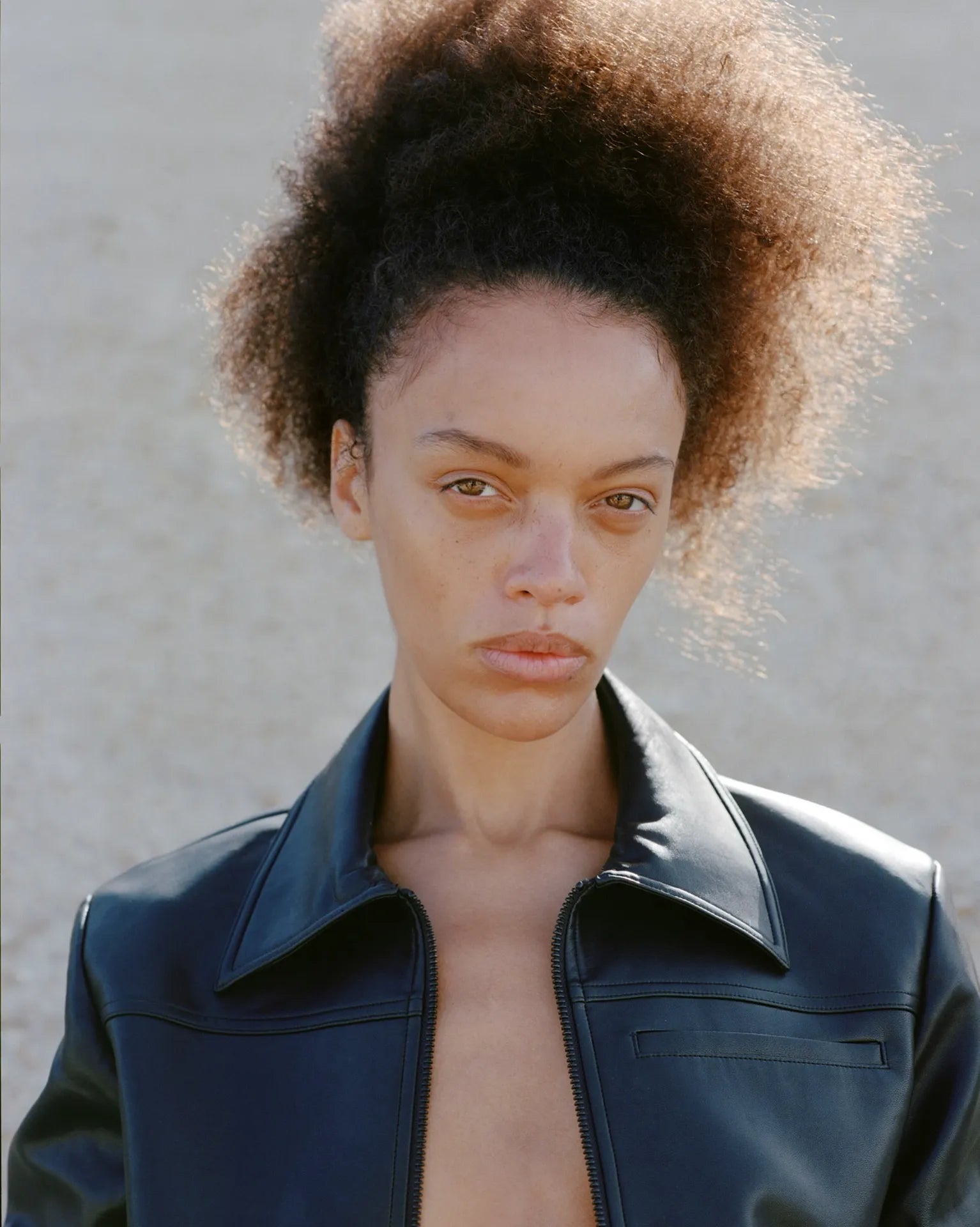 Elysian Collective Bec and Bridge Saphira Cropped Jacket Black