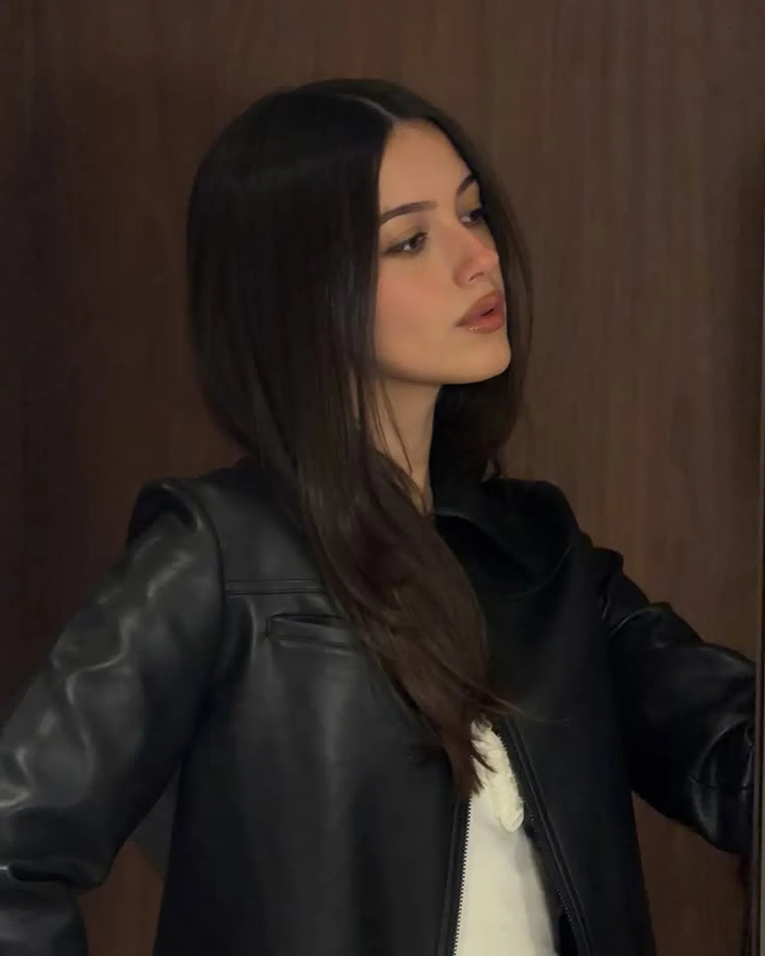 Elysian Collective Bec and Bridge Saphira Cropped Jacket Black