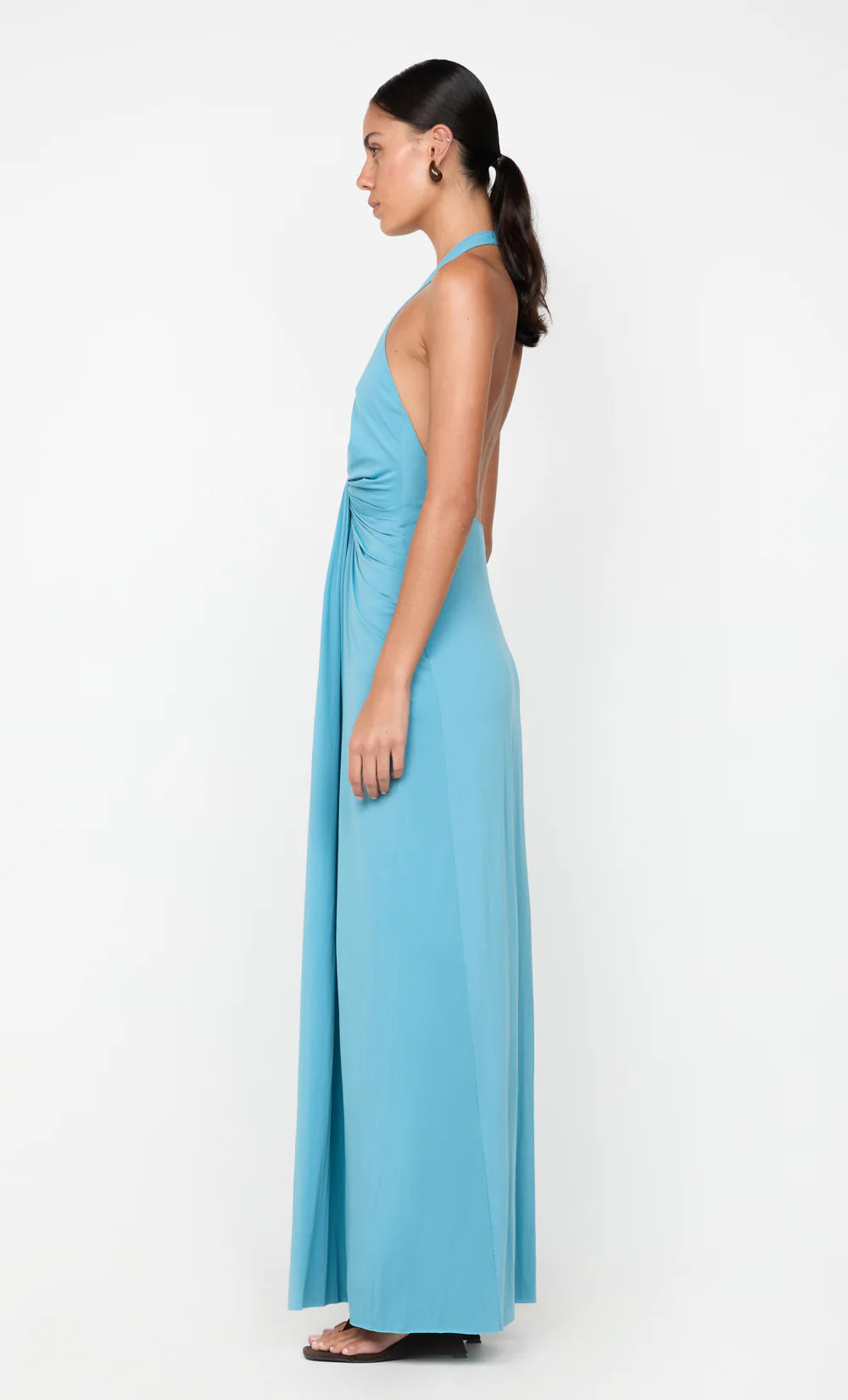 Elysian Collective Bec + Bridge Tillie Drape Maxi Dress Seafoam