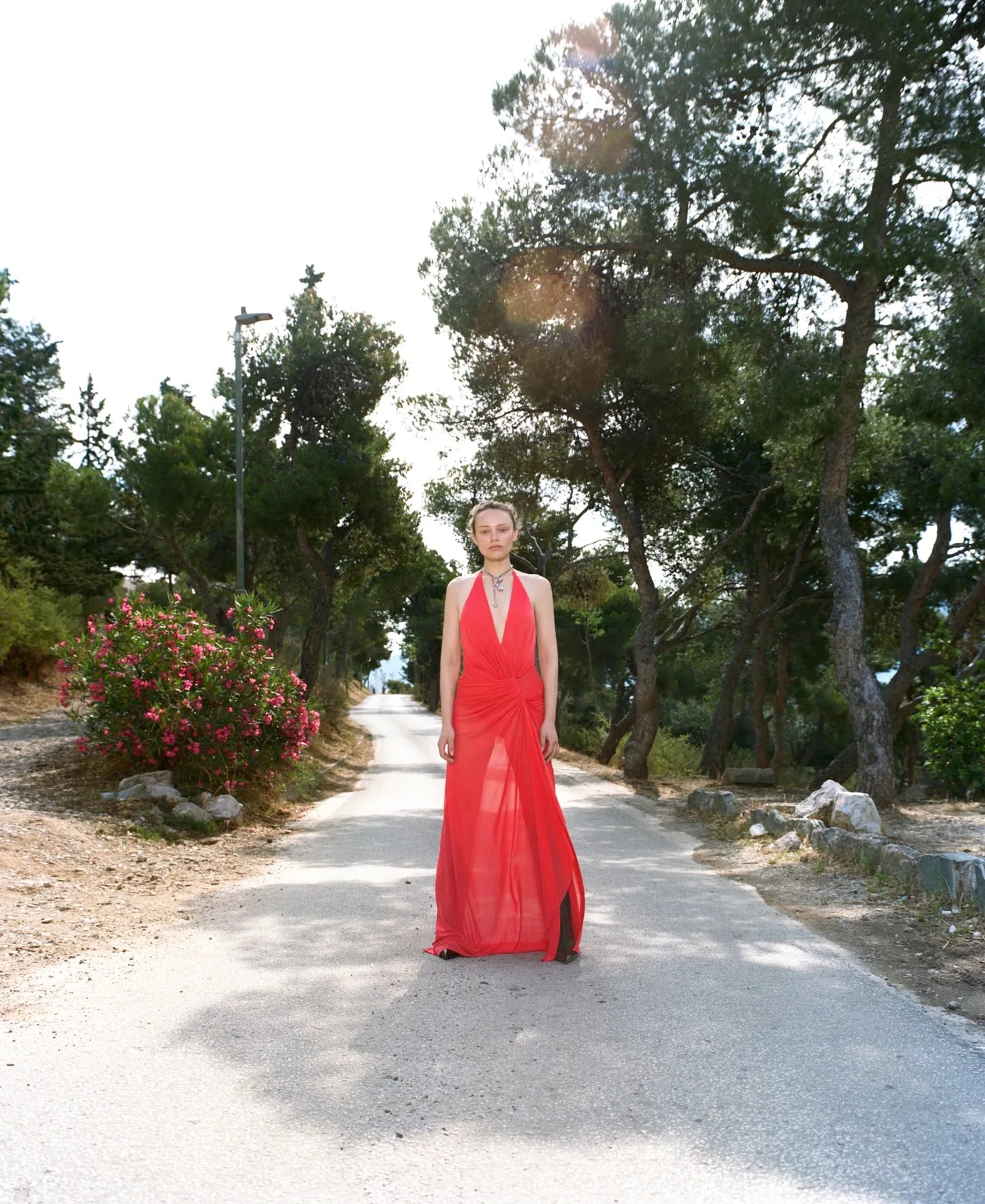 Elysian Collective Bec + Bridge Xanthi V Neck Maxi Dress Flame