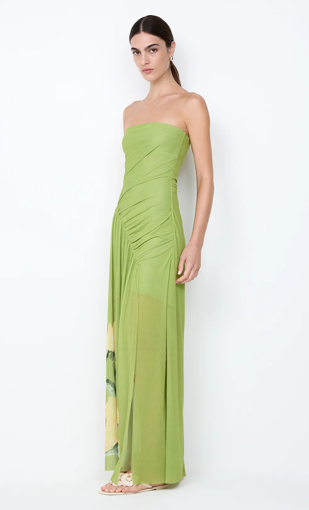 Elysian Collective Bec + Bridge Citrina Strapless Dress Aniya Floral