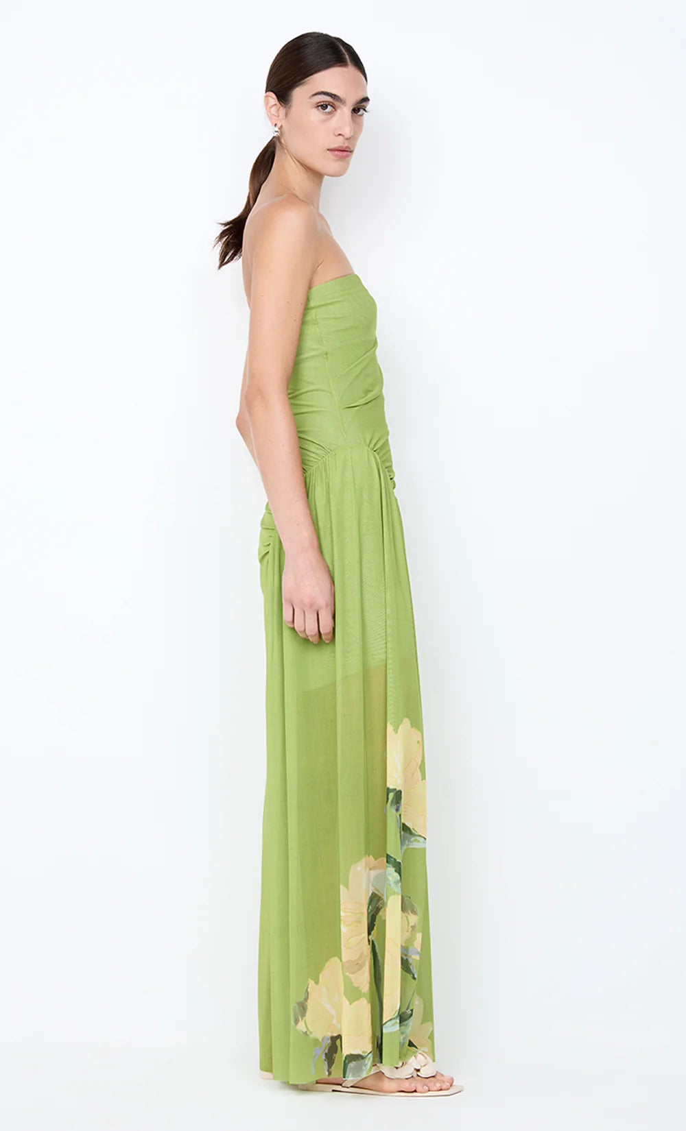 Elysian Collective Bec + Bridge Citrina Strapless Dress Aniya Floral