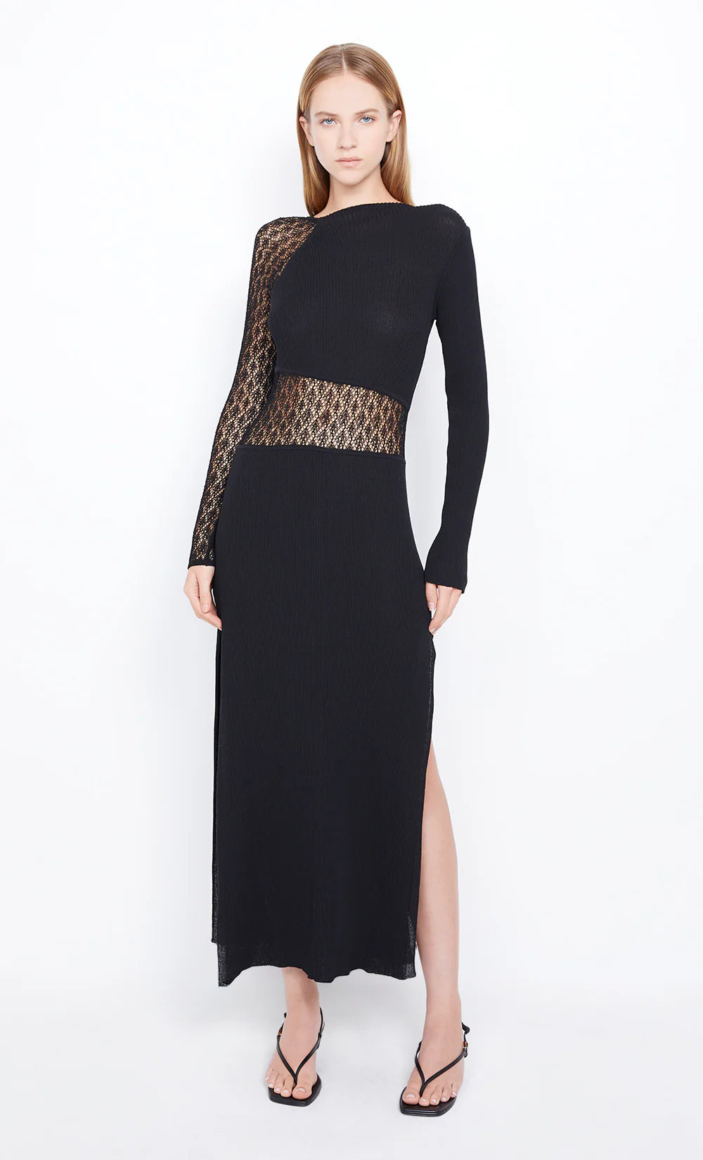 Elysian Collective Chantelle Long Sleeve Dress Black