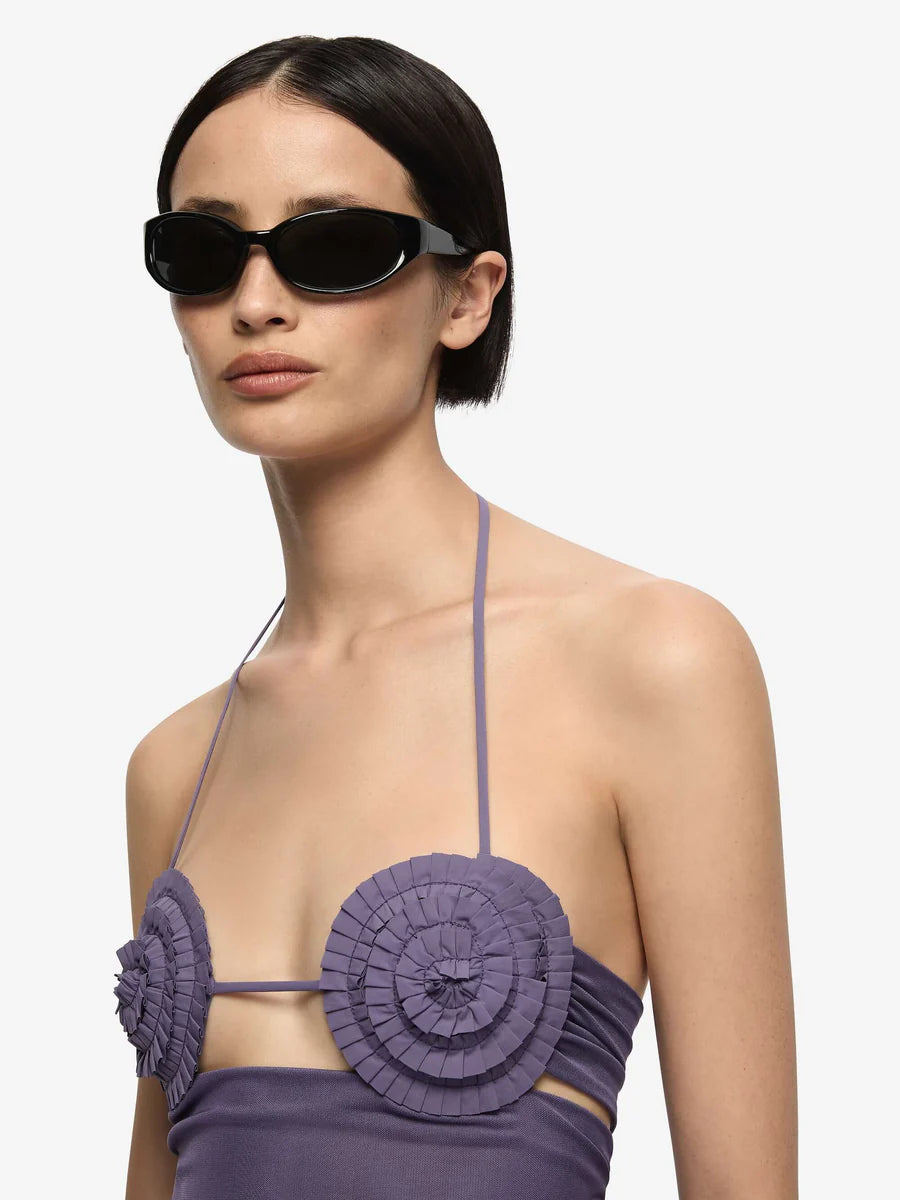 Elysian Collective Bec + Bridge Delila Spiral Top Amethyst