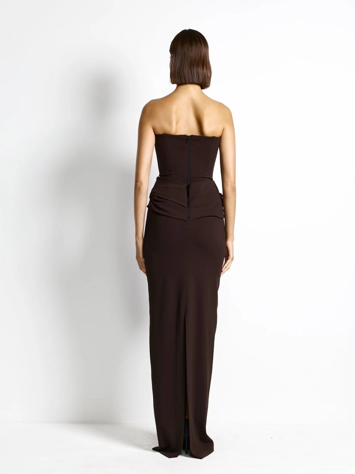 Elysian Collective Effie Kats Allegra Gown Coffee
