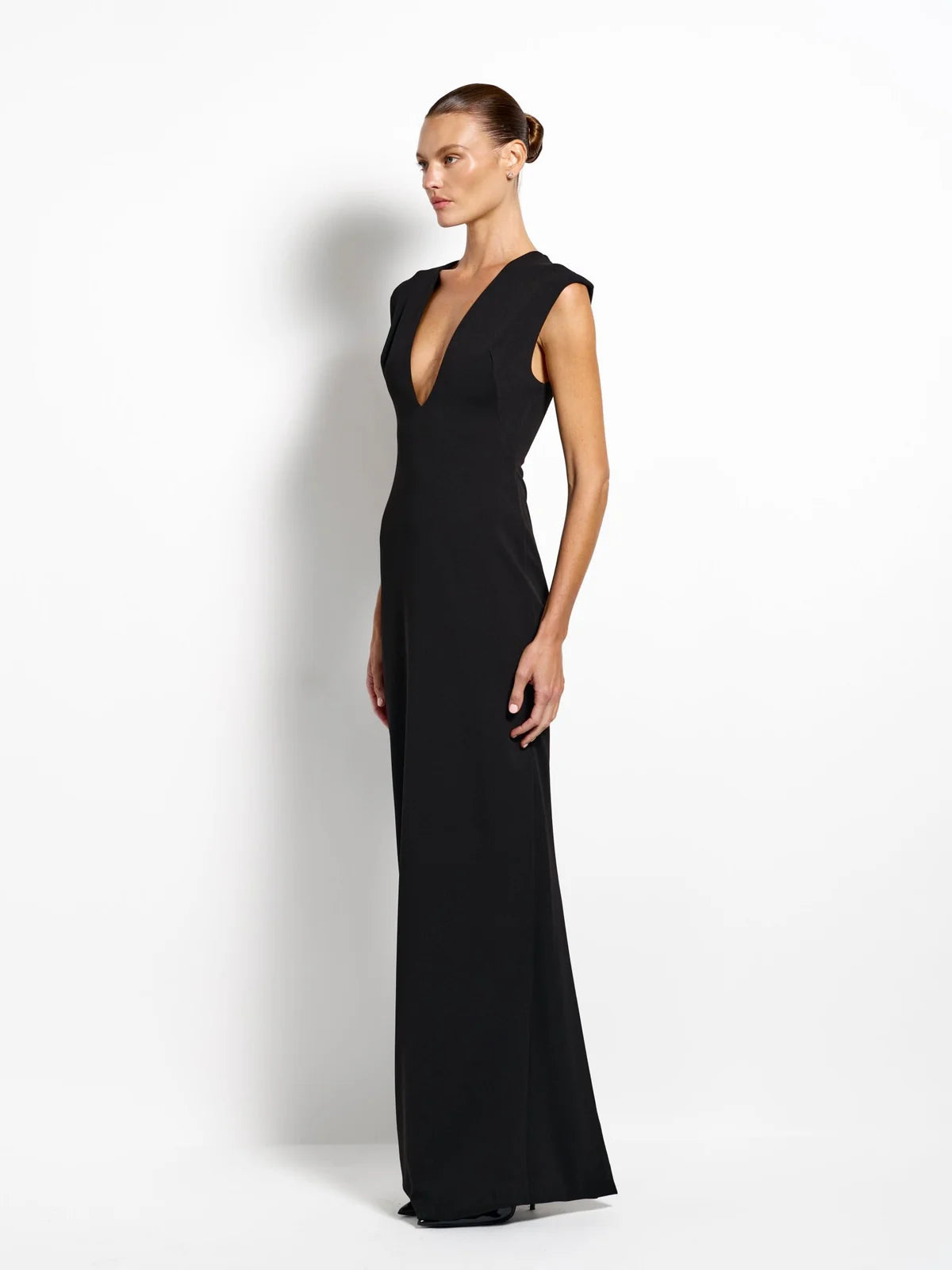 Elysian Collective Effie Kats Analie Gown Black