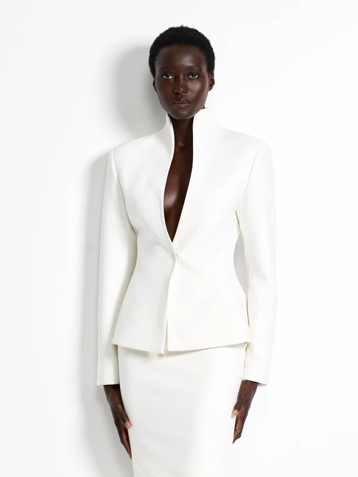 Elysian Collective Effie Kats Bowie Blazer Ivory