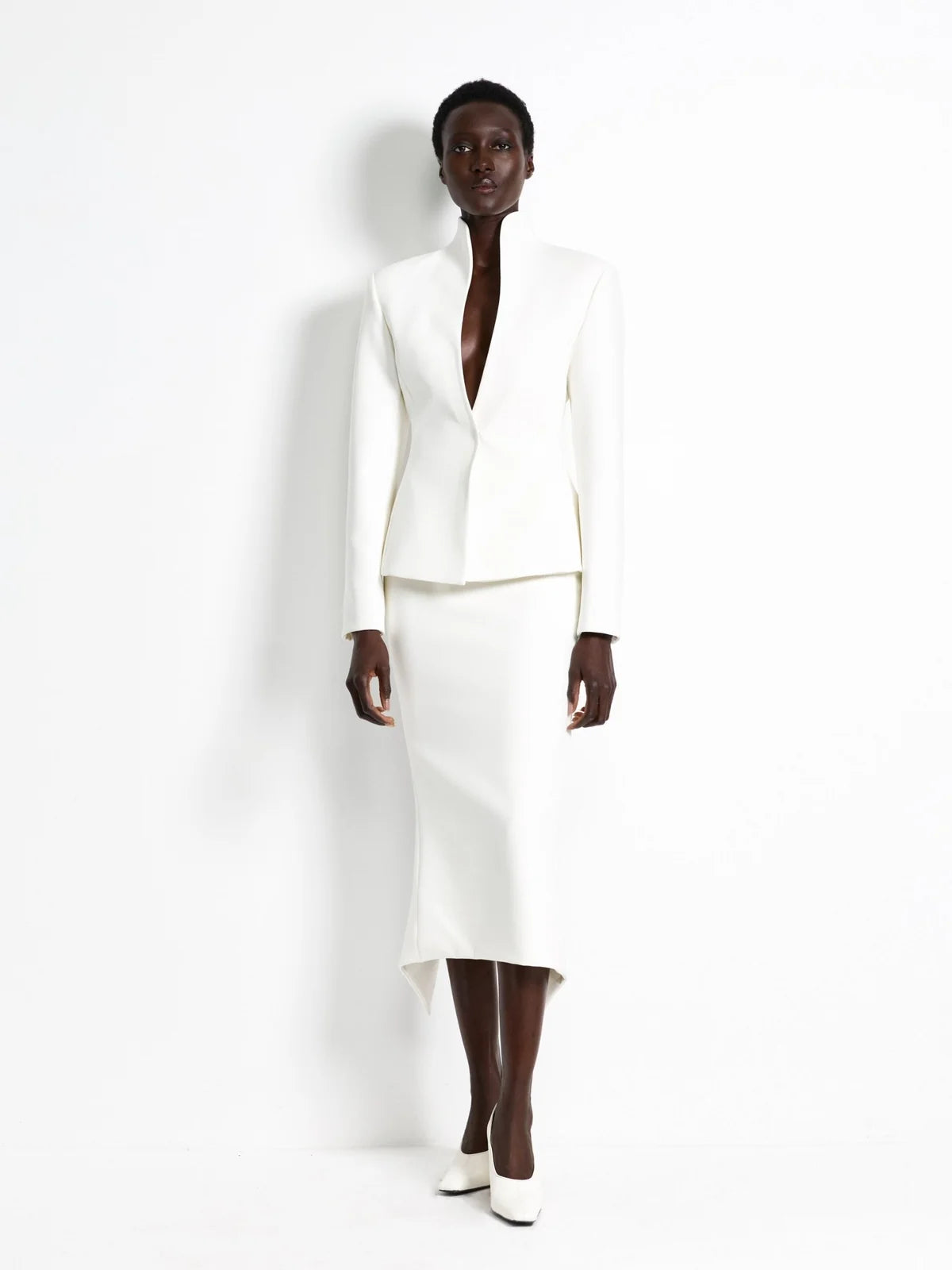 Elysian Collective Effie Kats Mereen Skirt Ivory