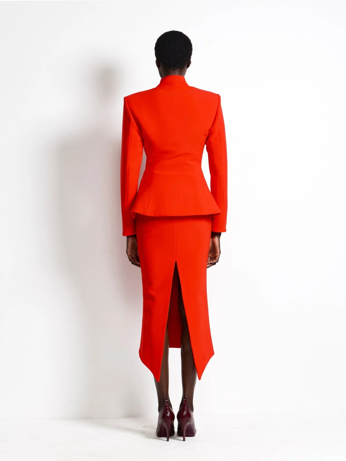Elysian Collective Effie Kats Bowie Blazer Red
