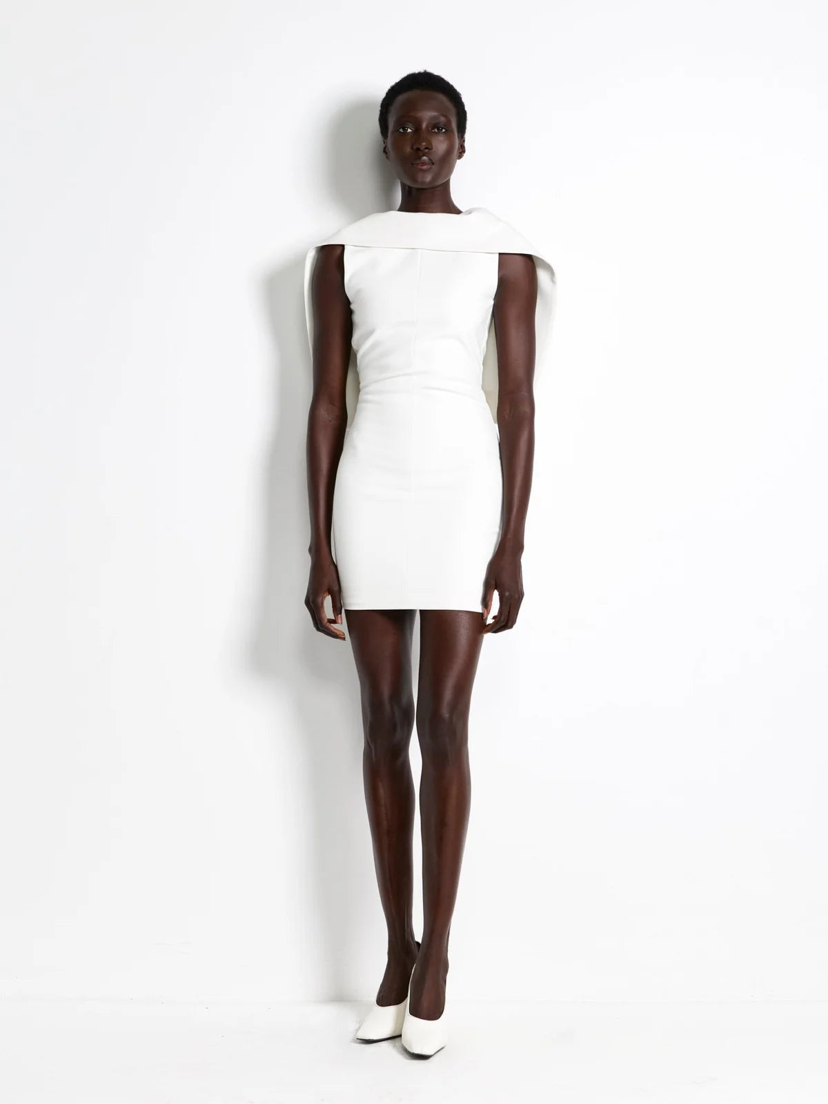 Elysian Collective Effie Kats Electra Mini Dress Ivory