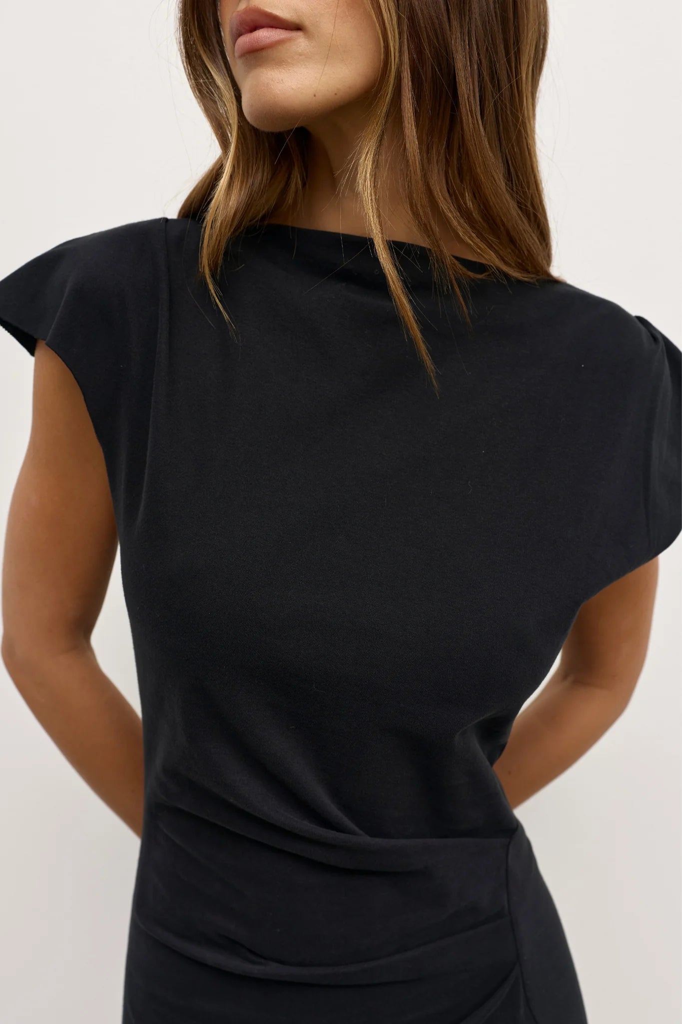 Elysian Collective Bayse Brand Eliana Maxi Dress Black