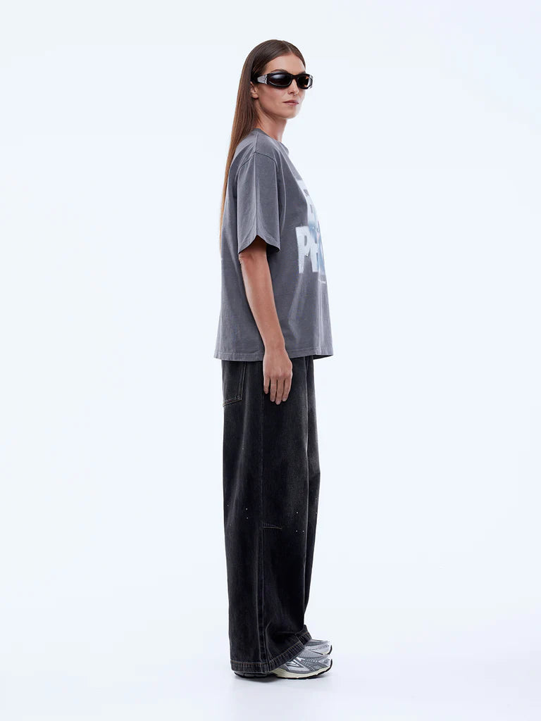 Elysian Collective Ena Pelly Ellidy Pullin Aurora Tee Washed Black