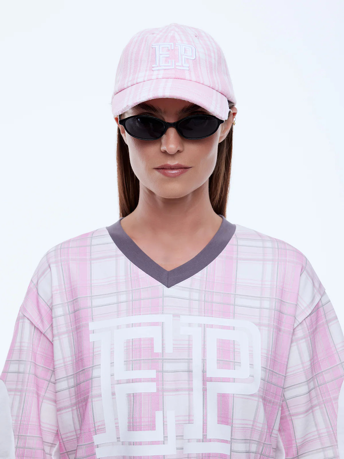 ENA PELLY x ELLIDY PULLIN - NOVA CHECK CAP (PINK CHECK)