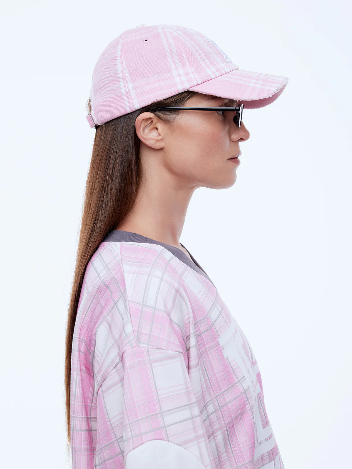 ENA PELLY x ELLIDY PULLIN - NOVA CHECK CAP (PINK CHECK)