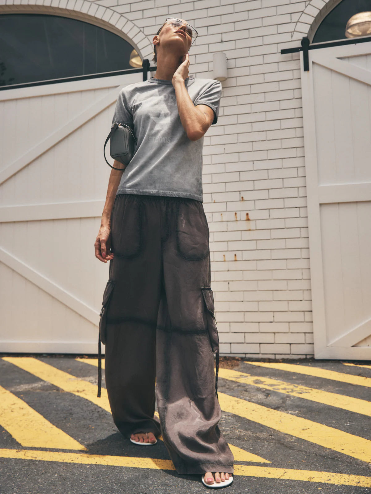 Elysian Collective Ena Pelly Ellidy Pullin Stardust Utility Pant Vintage Charcoal