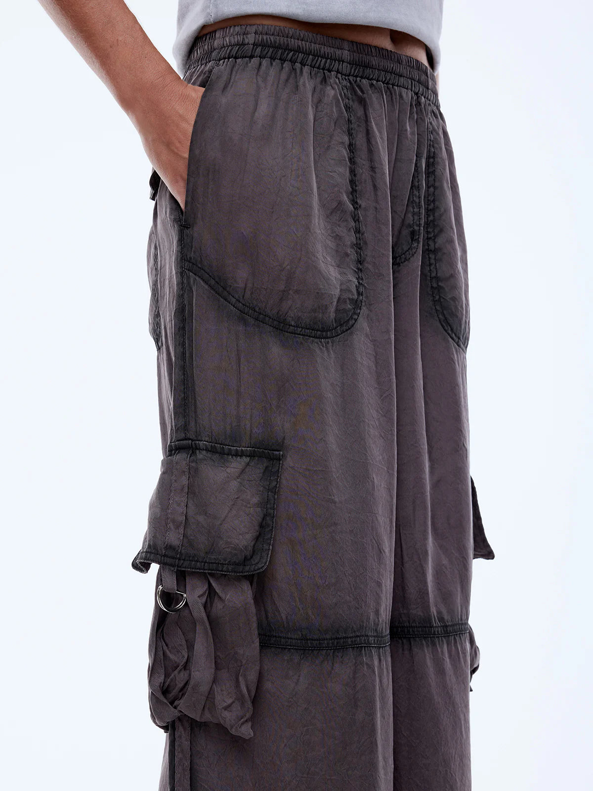 Elysian Collective Ena Pelly Ellidy Pullin Stardust Utility Pant Vintage Charcoal