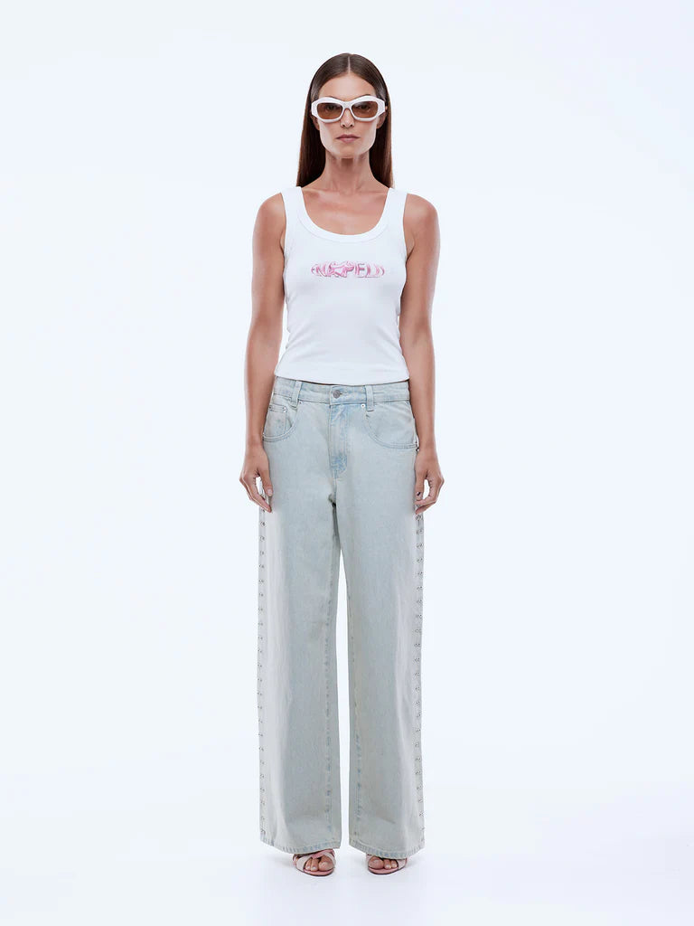 Elysian Collective Ena Pelly Ellidy Pullin Stellar Jean Light Blue Wash