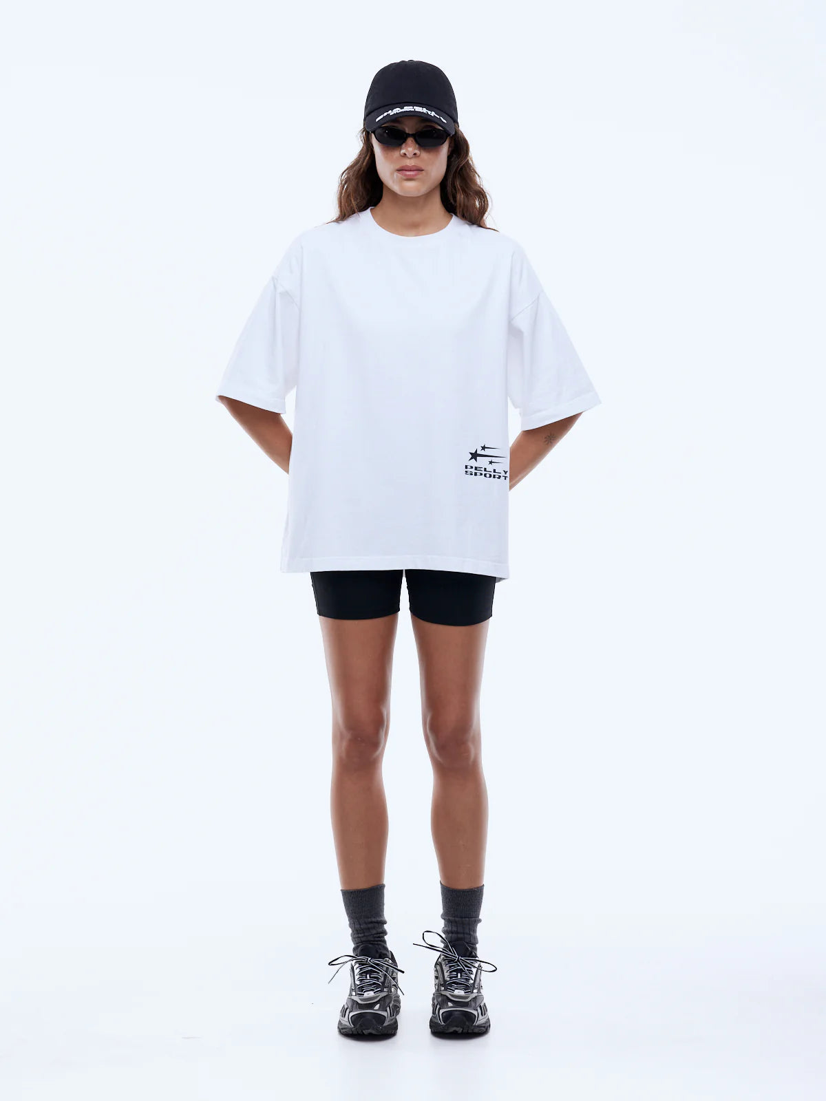 Elysian Collective Ena Pelly High Velocity Tee White