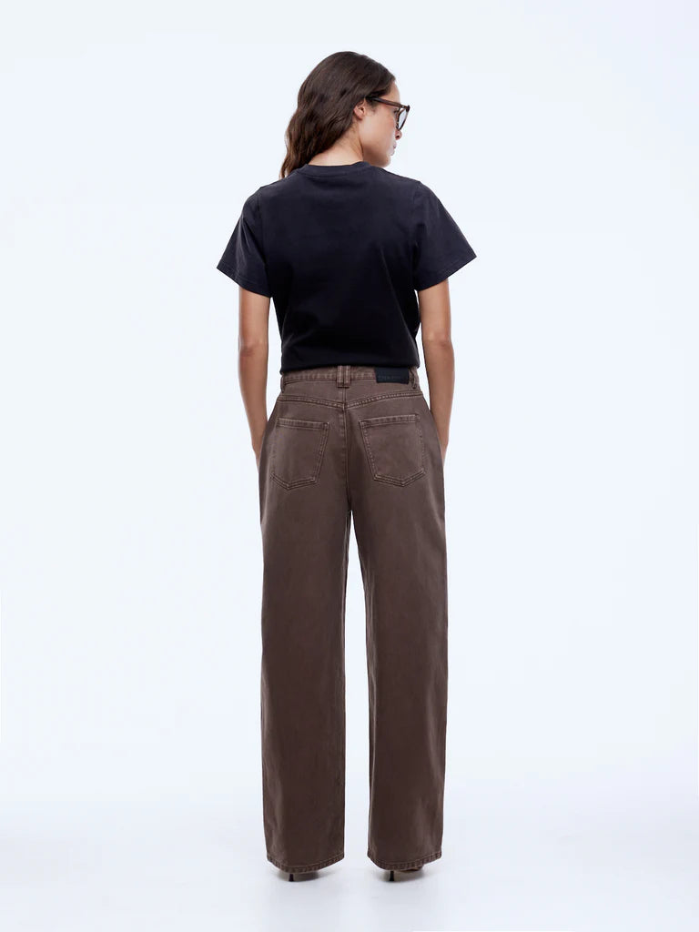 Elysian Collective Ena Pelly Leesa Denim Jean Washed Mocha