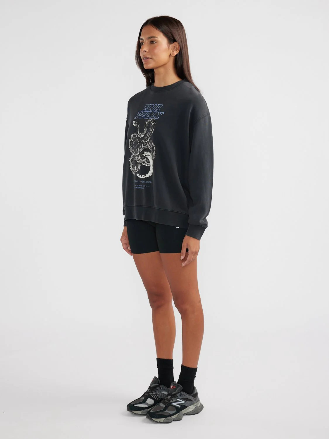 Elysian Collective Ena Pelly Lilly Oversized Sweat Python