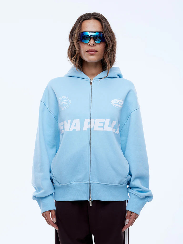 Elysian Collective Ena Pelly Multi Logo Zip Through Hoodie