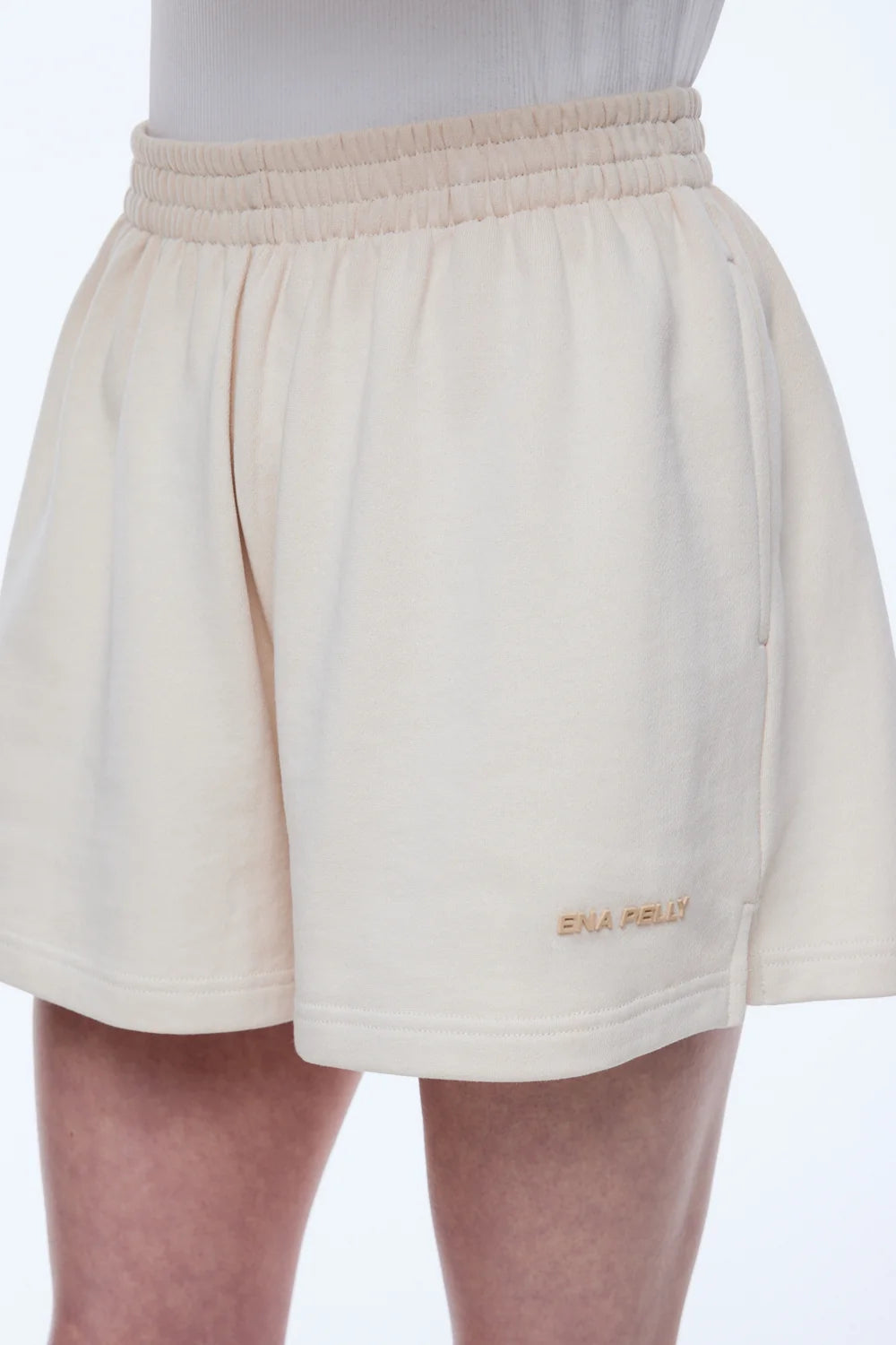 Elysian Collective Ena Pelly Paris Terry Short Oat Marle