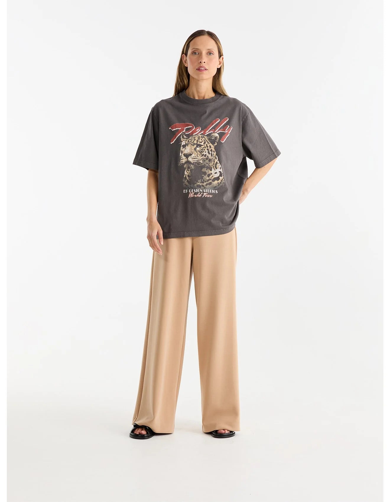 Elysian Collective Ena Pelly Tour Tee Smoke