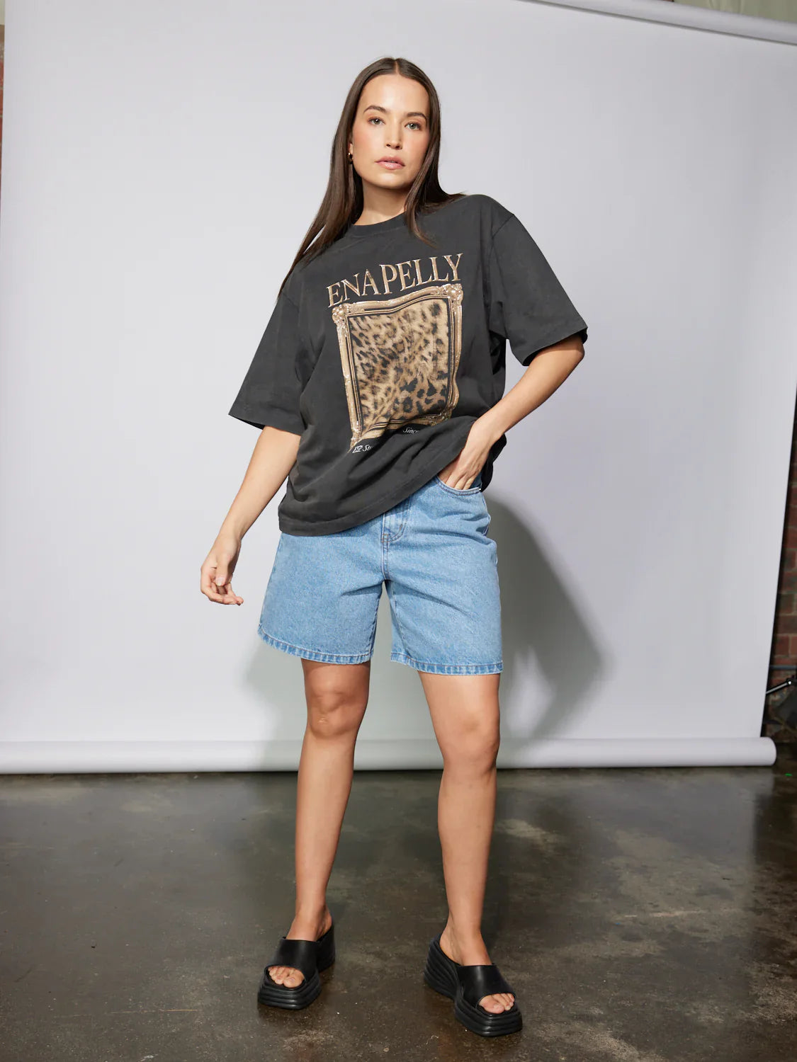Elysian Collective Ena Pelly Revere Tee Vintage Black