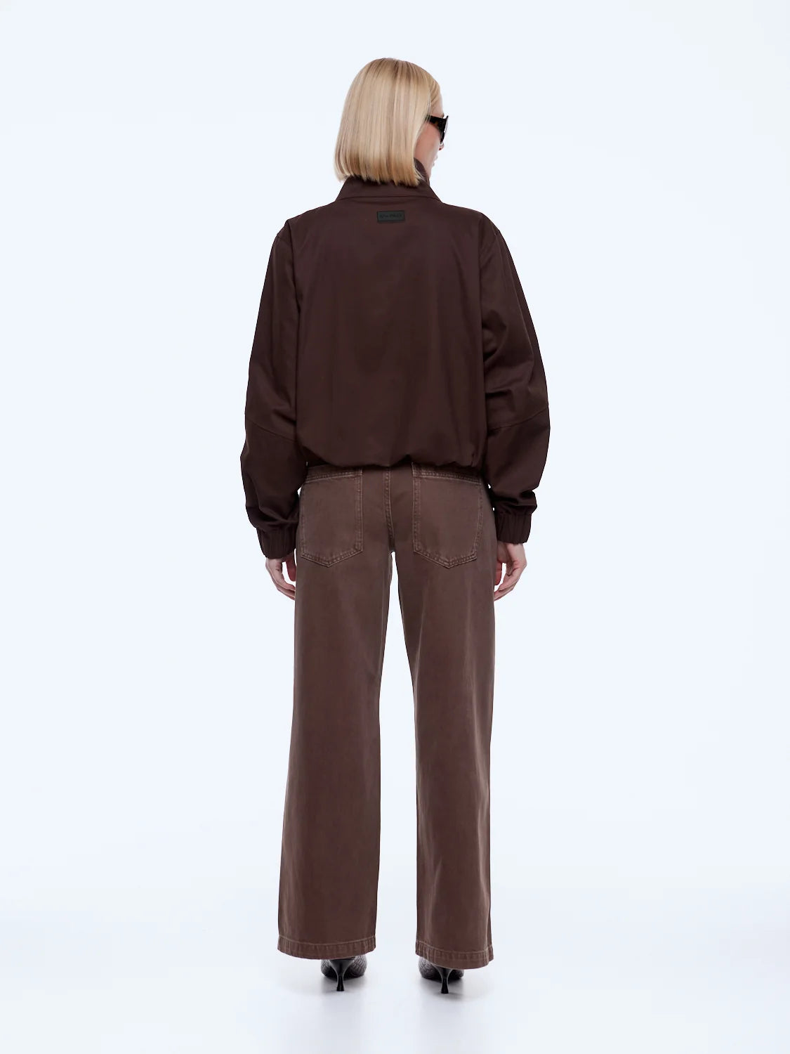 Elysian Collective Ena Pelly Zadie Bomber Chocolate