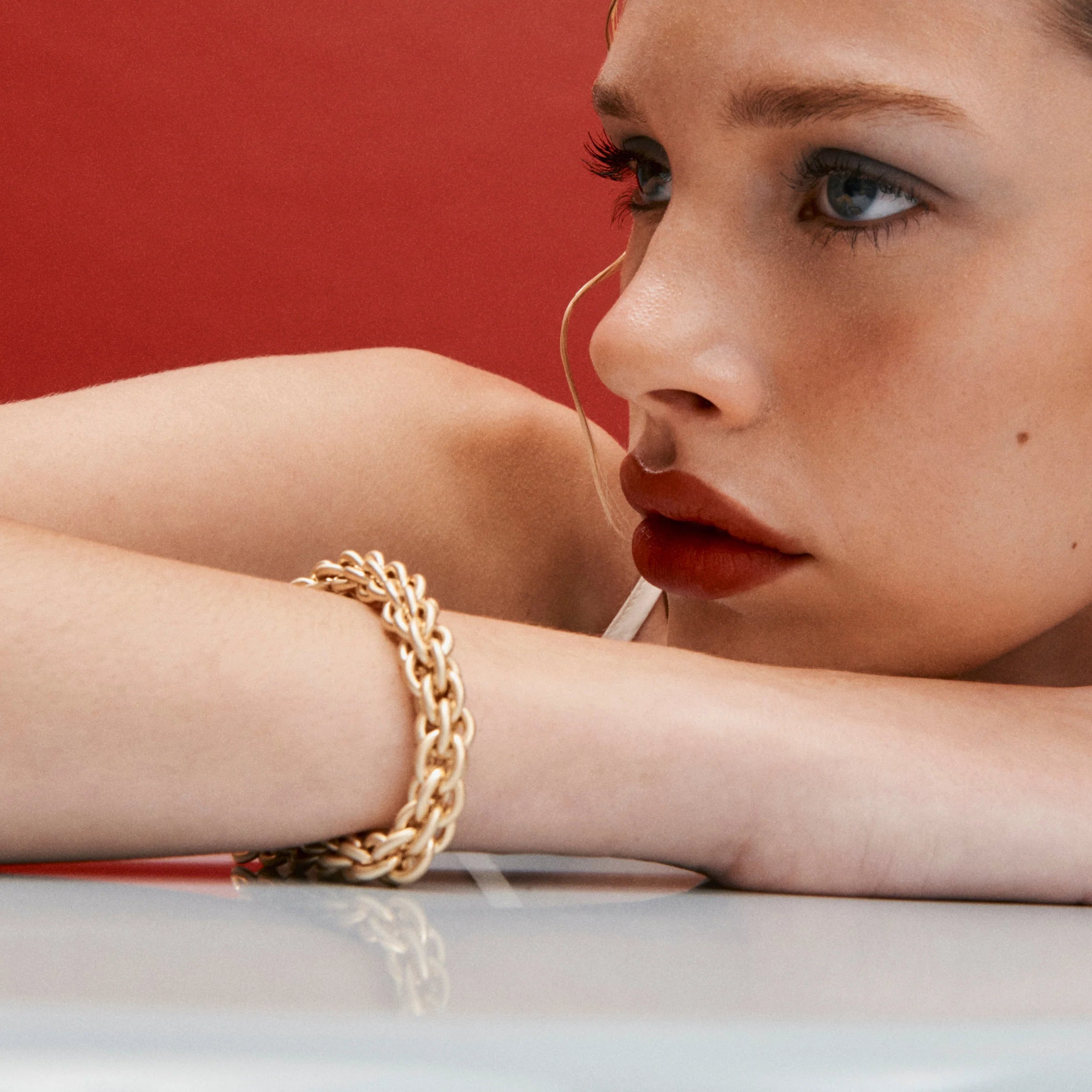 Elysian Collective Gimme Tangled Chain Bracelet Gold