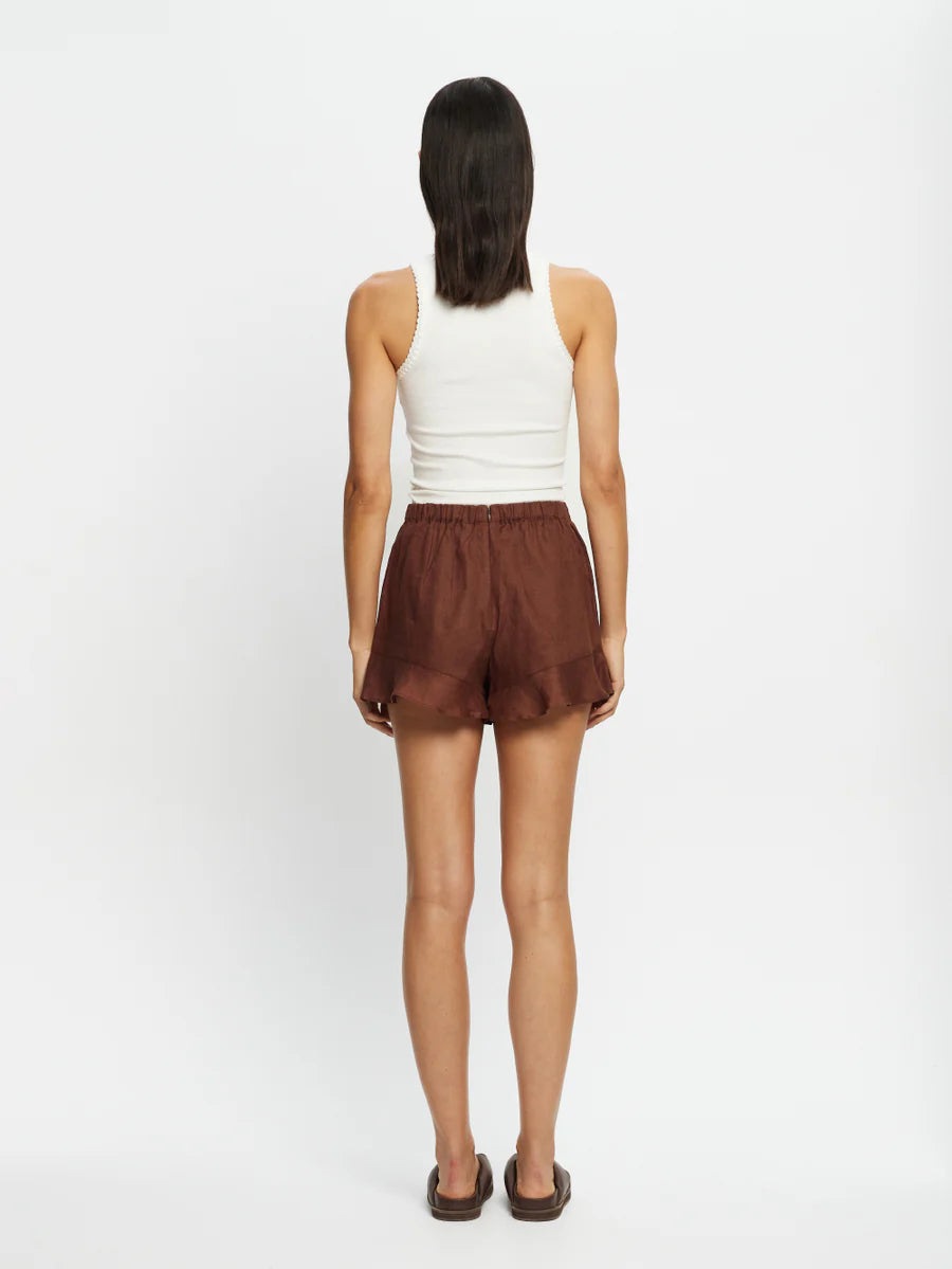 Elysian Collective Kivari Azarea Short Mocha