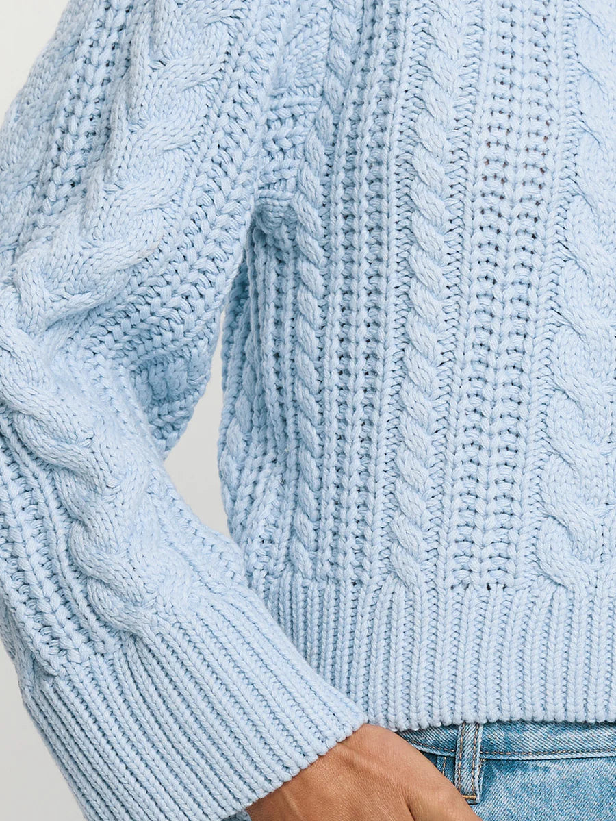 Elysian Collective Kivari Brielle Knit Blue